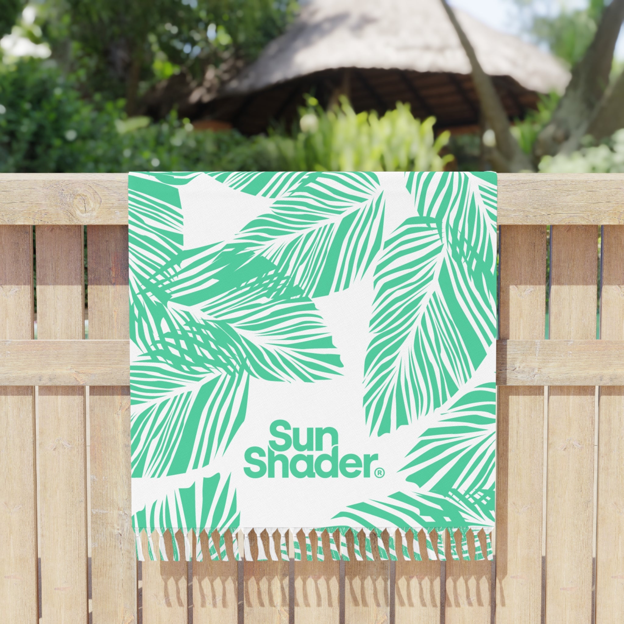 Boho Beach Towel - Tropical Leaf Design for Summer Fun, Pool Days, Beach Trips, and Gift Ideas