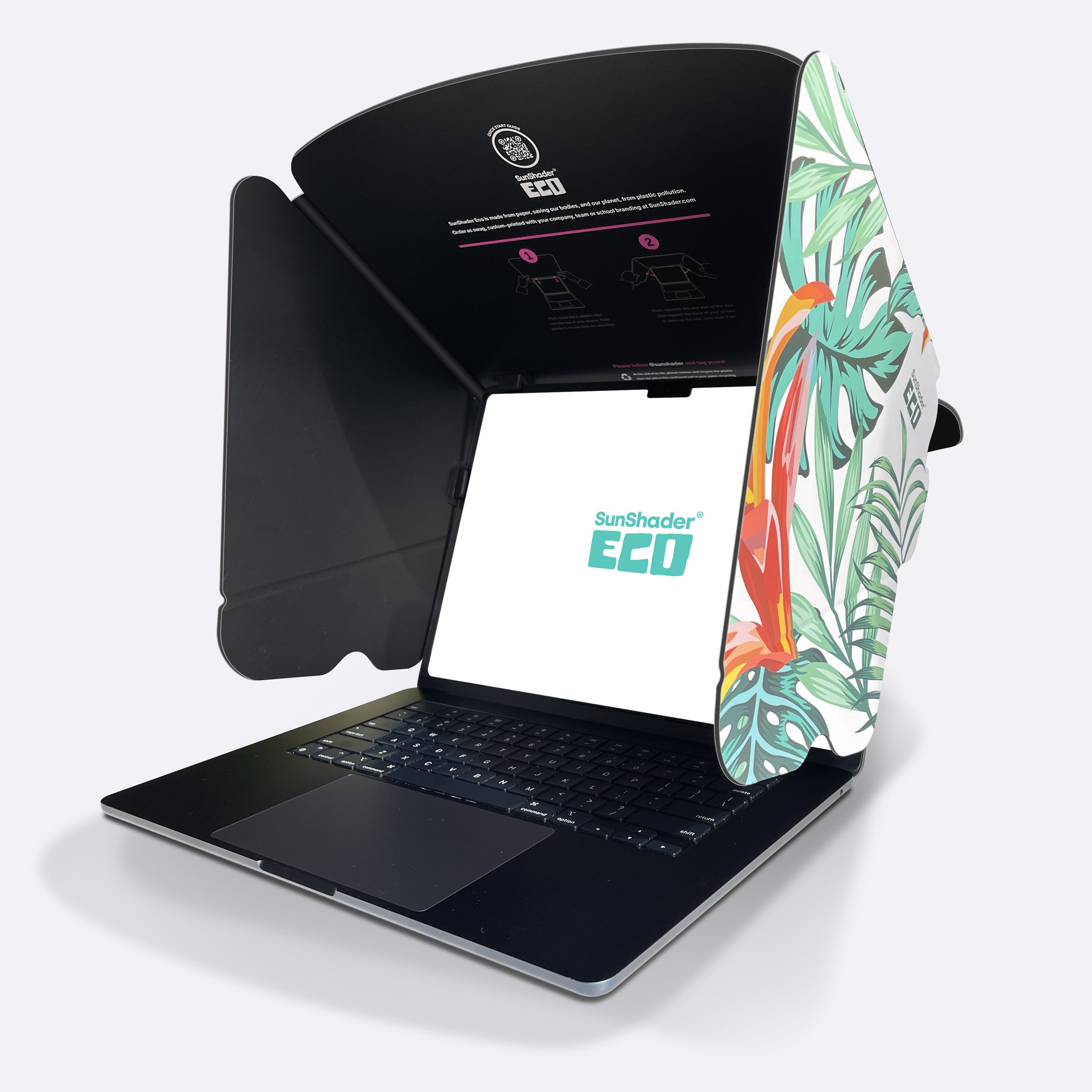 SunShader Eco Laptop Sun Shade for Working Outside, Recyclable, Eco-friendly and Patented