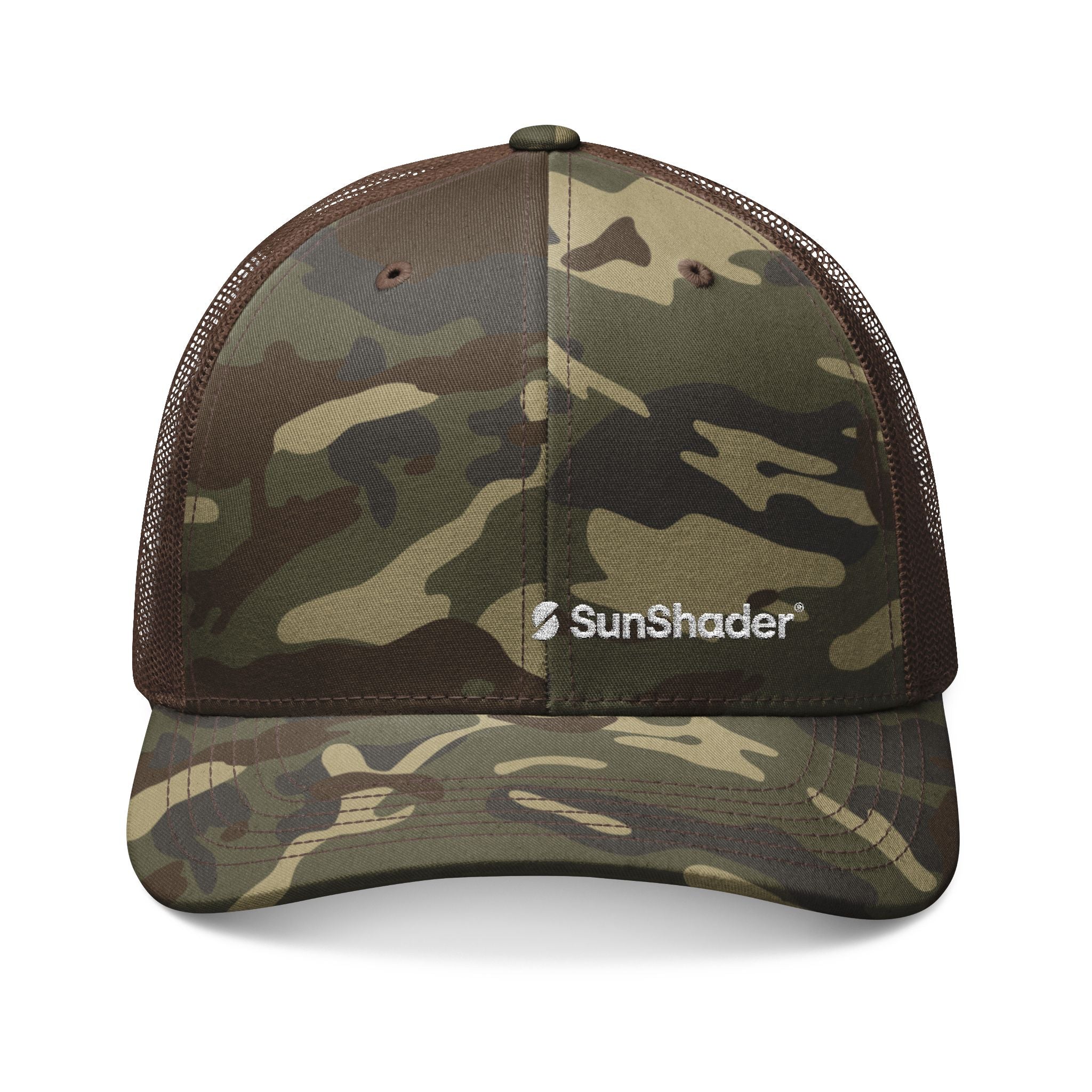 Camouflage Trucker Hat - Embroidered