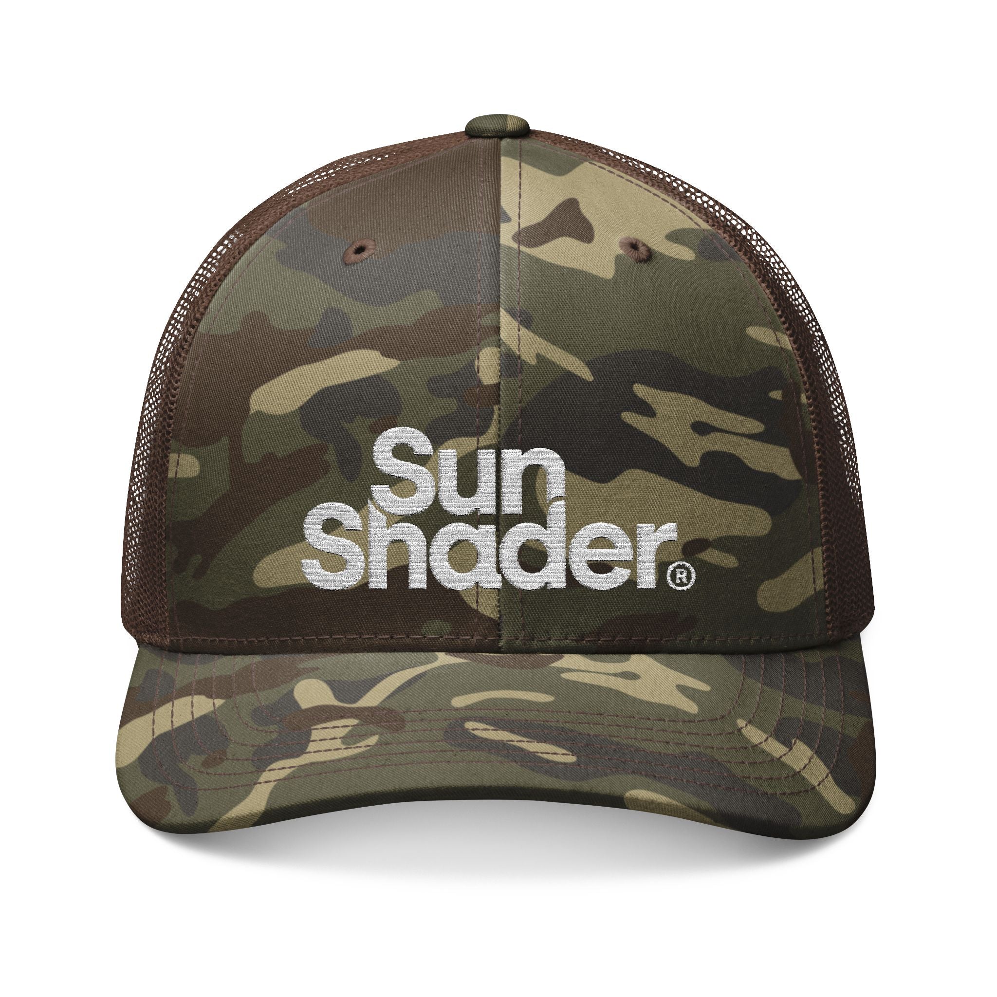 Camouflage Embroidered Trucker Hat