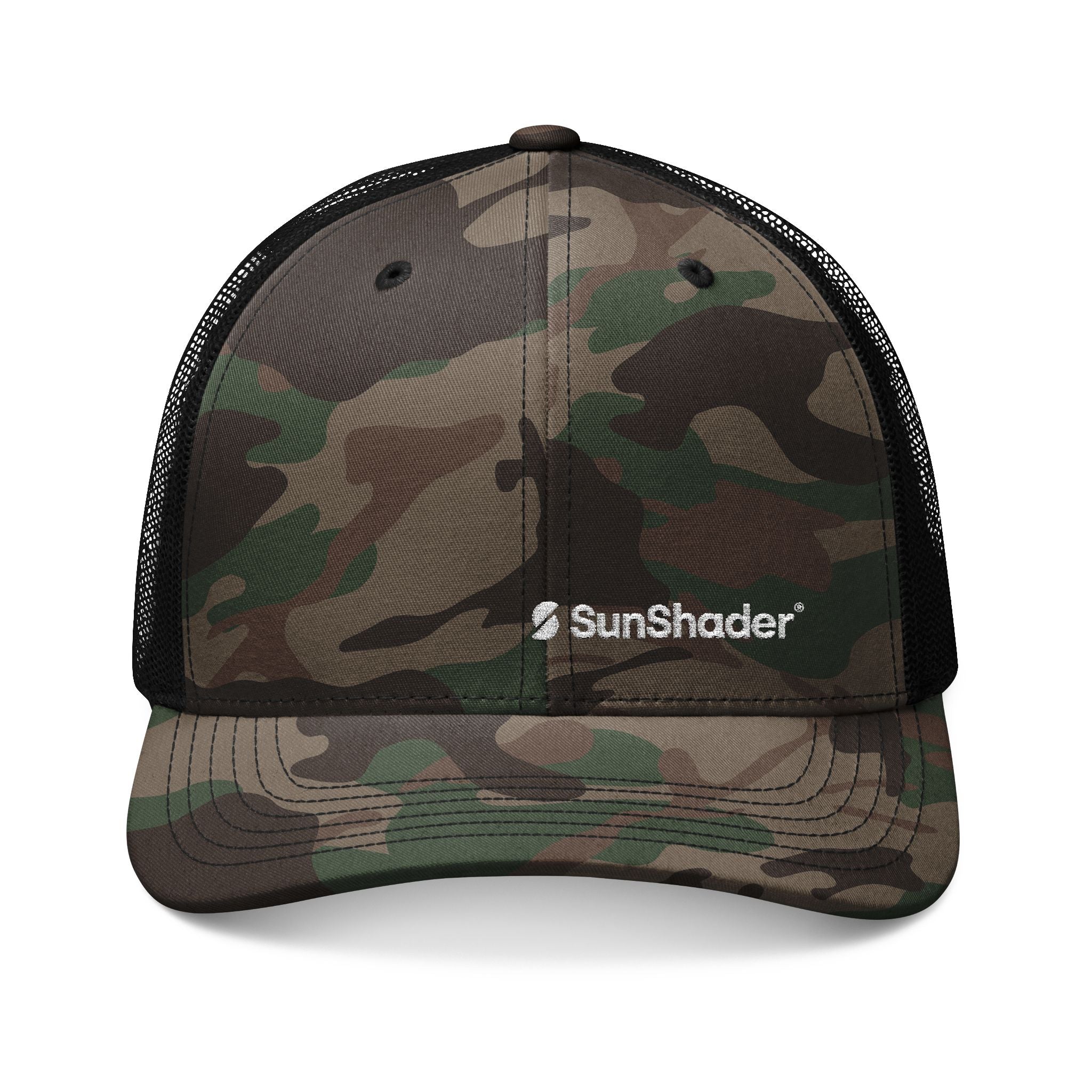 Camouflage Trucker Hat - Embroidered