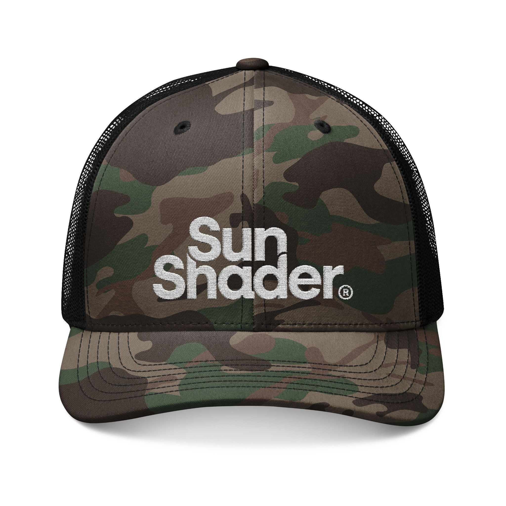 Camouflage Embroidered Trucker Hat