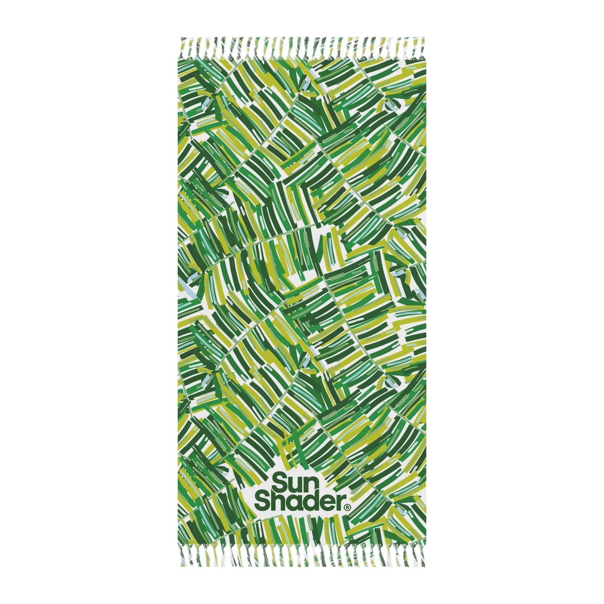 Boho Beach Towel - Jungle Green