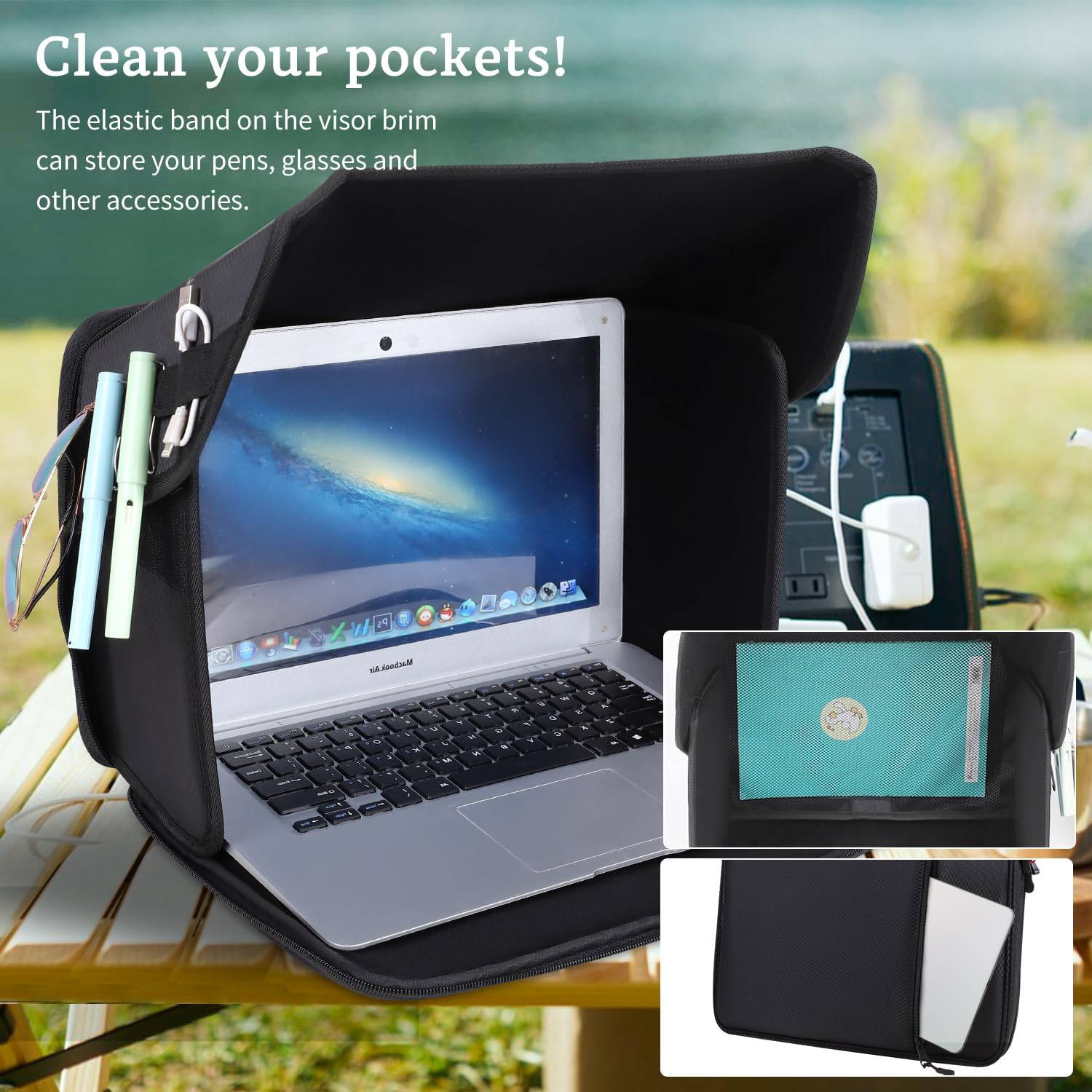 Laptop Case Sun Shade - Max 17"