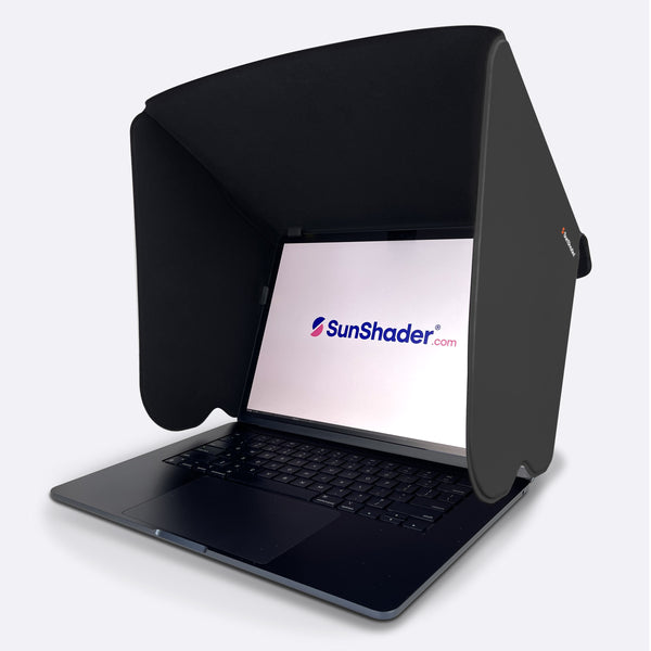 SunShader is the Laptop Sun Shade for Working Outside